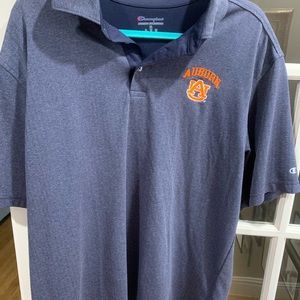 Auburn tigers size XL polo soft lightweight. 100% polyester.